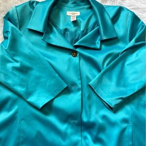 Women’s Covington Woman’s Teal Blazer Size 20-22W